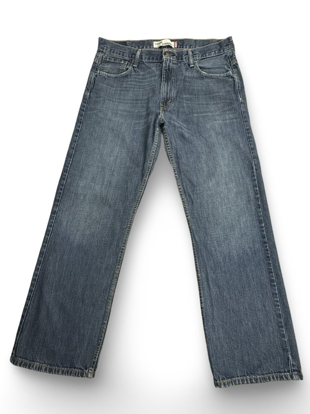 Levi's 569 Loose Straight Jeans Mens 36 Blue Baggy Skater Y2K Workwear 36x30